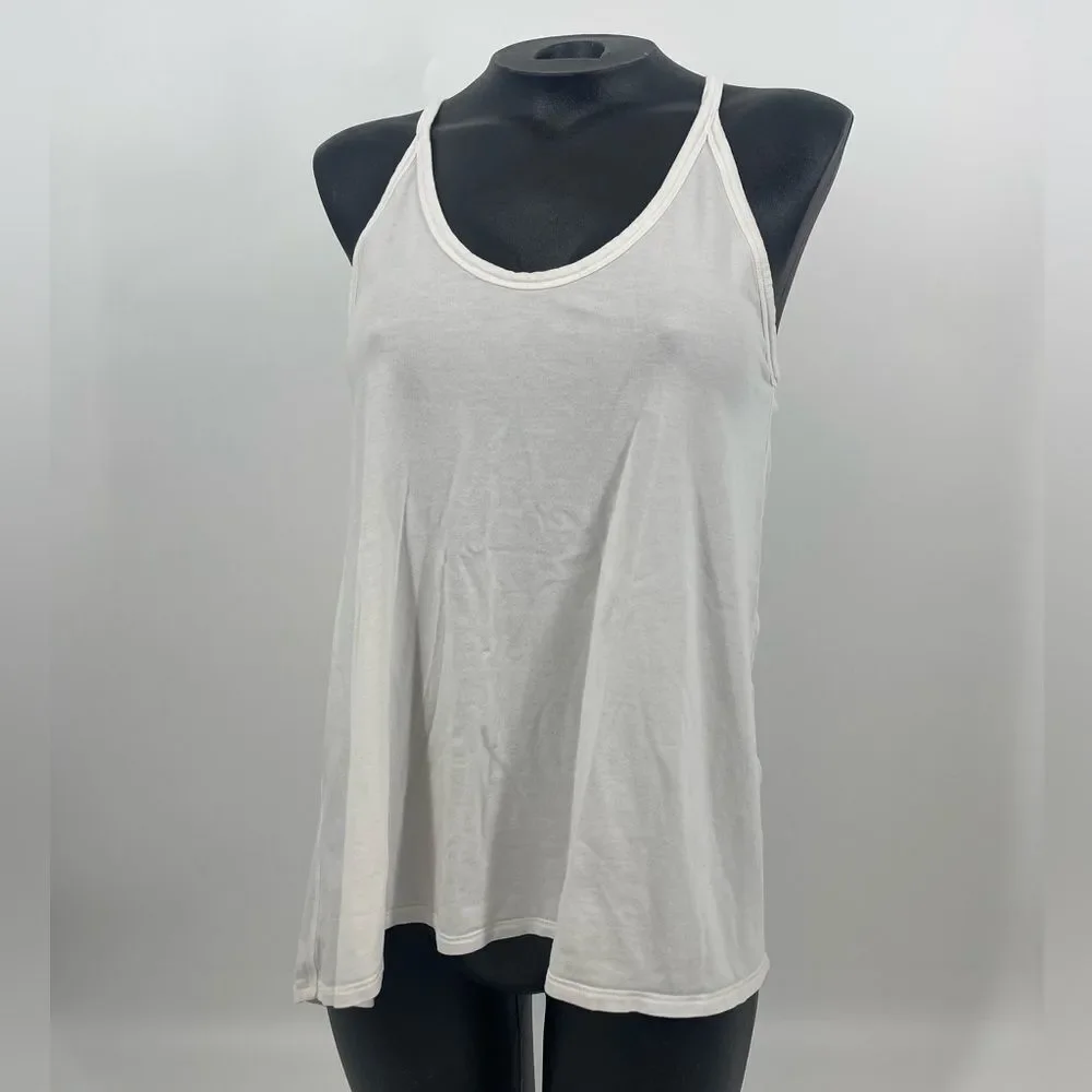 Lululemon white cross back tank